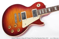 Gibson 'Donna' Collector's Choice #5 59 Les Paul Standard Burst, 2015 Top View