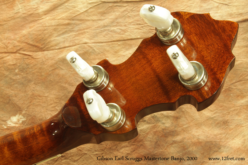 Gibson Earl Scruggs Standard Mastertone Banjo 2000 head rear
