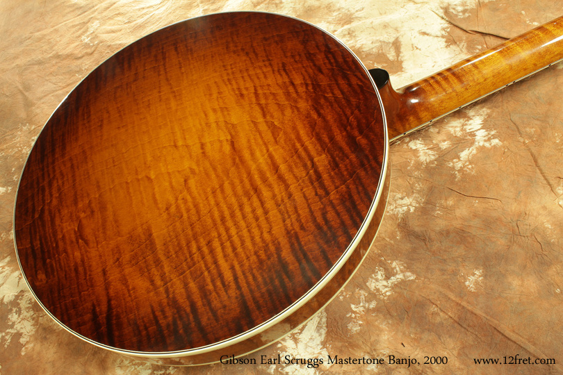 Gibson Earl Scruggs Standard Mastertone Banjo 2000 resonator back