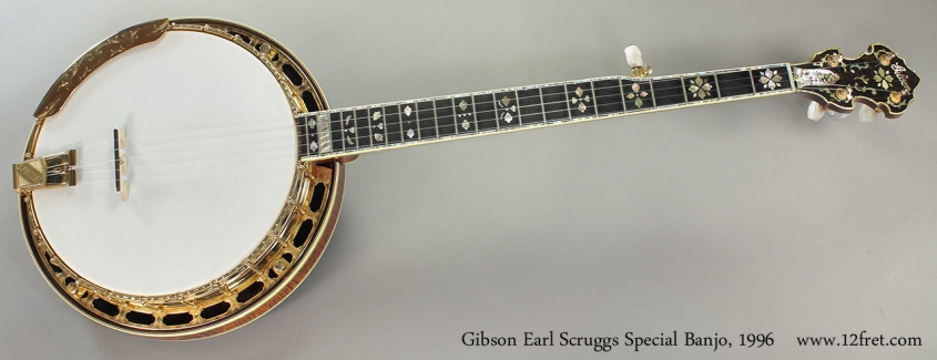 Gibson Earl Scruggs Special Banjo, 1996 Full Front VIew