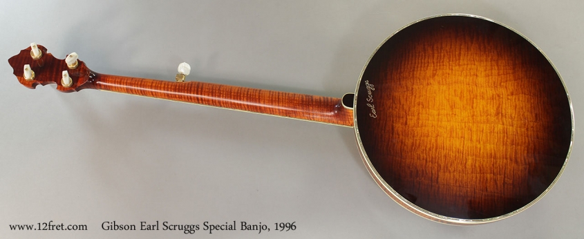 Gibson Earl Scruggs Special Banjo, 1996 Full Rear View