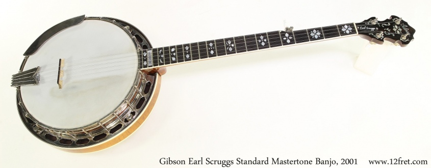 Gibson Earl Scruggs Standard Mastertone Banjo, 2001 Full Front View