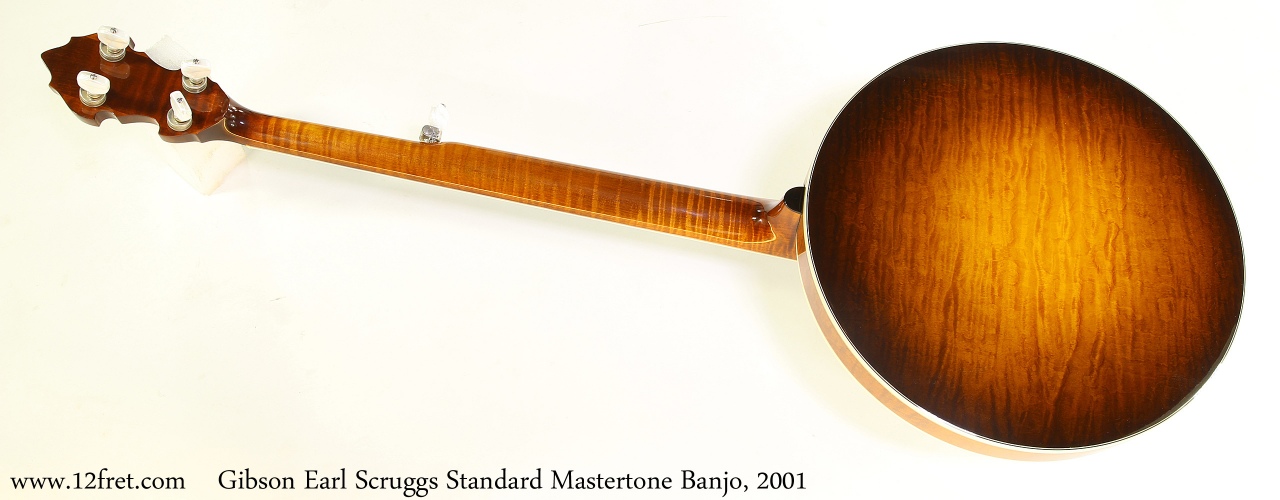 Gibson Earl Scruggs Standard Mastertone Banjo, 2001 Full Rear View