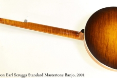 Gibson Earl Scruggs Standard Mastertone Banjo, 2001 Full Rear View