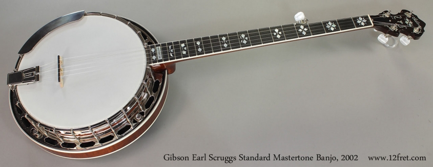 Gibson Earl Scruggs Standard Mastertone Banjo, 2002 Full Front View