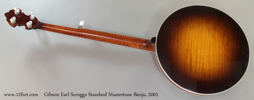 Gibson Earl Scruggs Standard Mastertone Banjo, 2002 Full Rear View