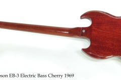 Gibson EB-3 Electric Bass Cherry 1969 Full Rear View