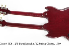 Gibson EDS-1275 Doubleneck 6/12 String Cherry, 1990 Full Rear View