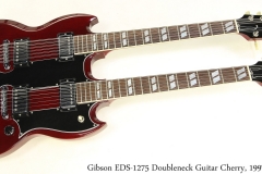 Gibson EDS 1275 Doubleneck Guitar Cherry, 1997 Full Front View