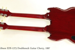 Gibson EDS 1275 Doubleneck Guitar Cherry, 1997 Full Rear View