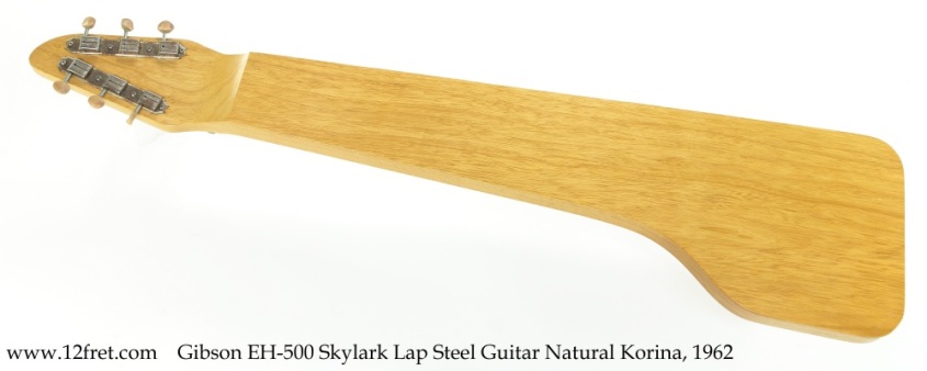 Gibson EH-500 Skylark Lap Steel Guitar Natural Korina, 1962 Full Rear View