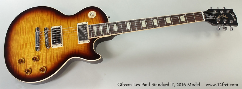 2016 Gibson Les Paul Standard T, Full Front VIew