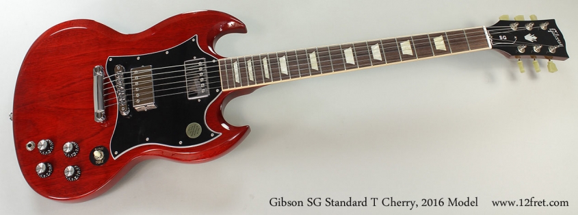 2016 Gibson SG Standard T Cherry, 2016 Model Full Front VIew
