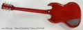 2016 Gibson SG Standard T Cherry, 2016 Model Full Rear VIew