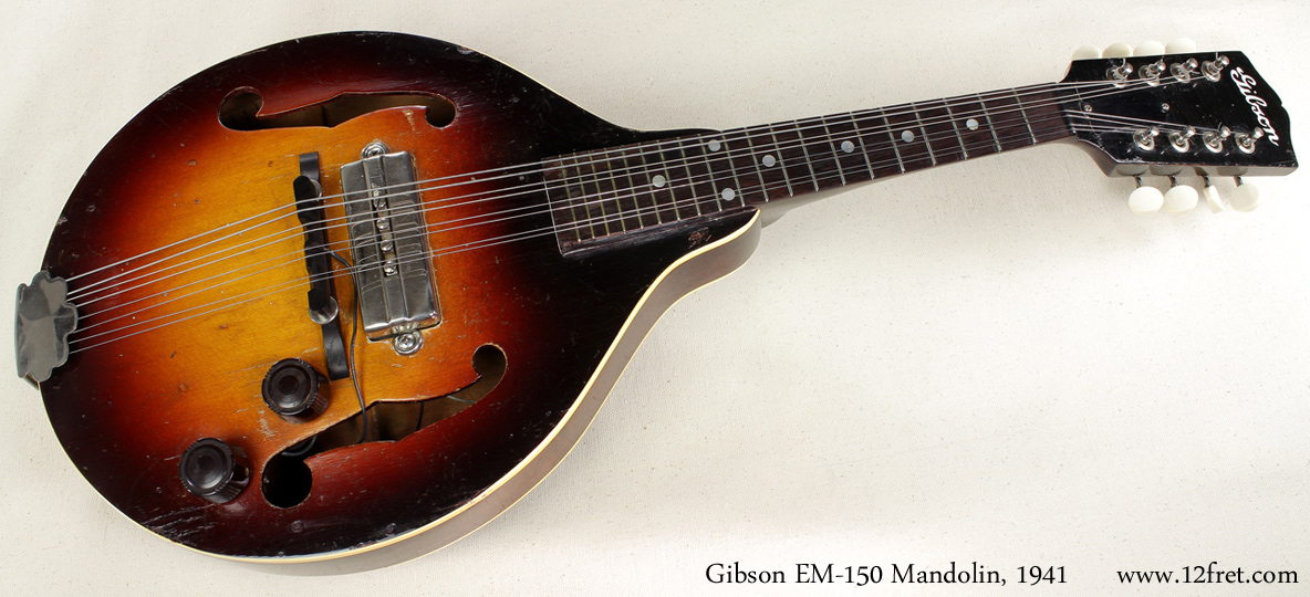 Gibson EM-150 Mandolin 1941 full front view