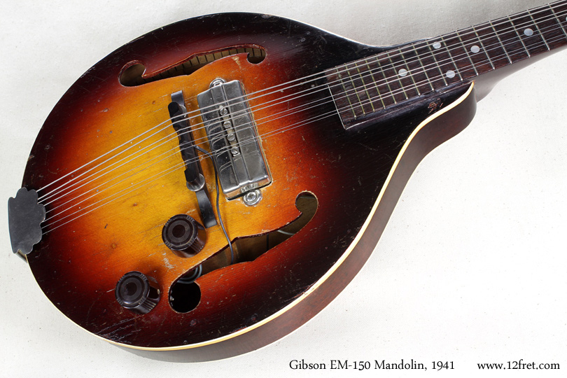 Gibson EM-150 Mandolin 1941 top