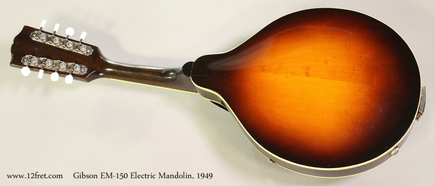 Gibson EM-150 Electric Mandolin, 1949 Full Rear View