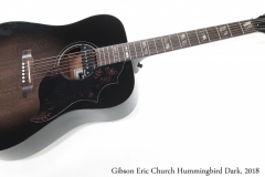 Gibson Eric Church Hummingbird Dark, 2018 Full Front View
