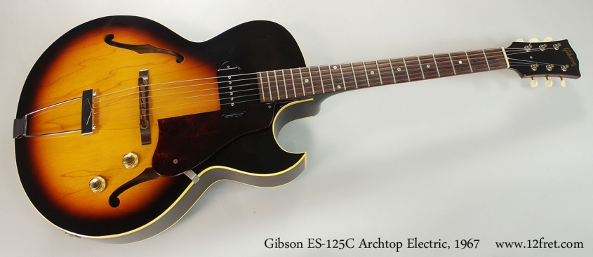 Gibson ES-125C Archtop Electric, 1967 Full Front View