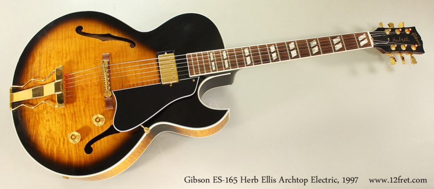 Gibson ES-165 Herb Ellis Archtop Electric, 1997 Full Front View