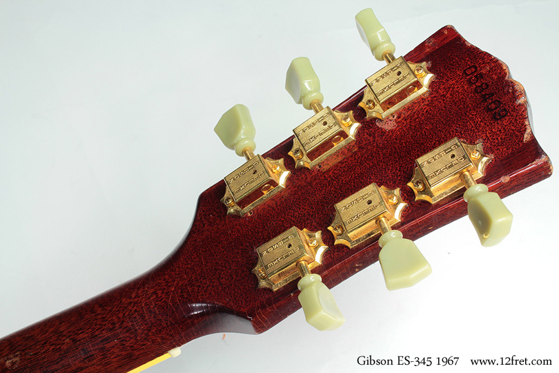 Gibson ES-345 1967 head rear