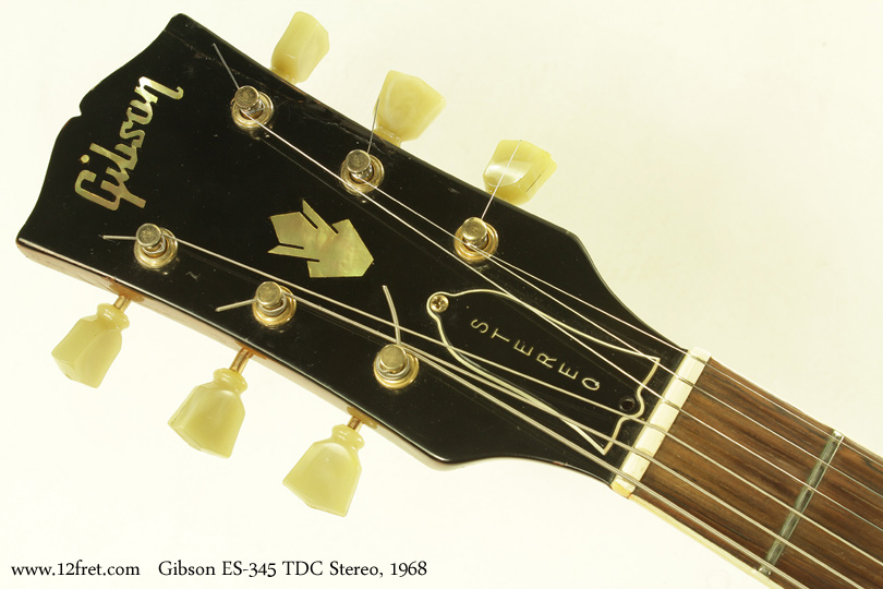 Gibson ES-345 TDC Stereo 1968 head front