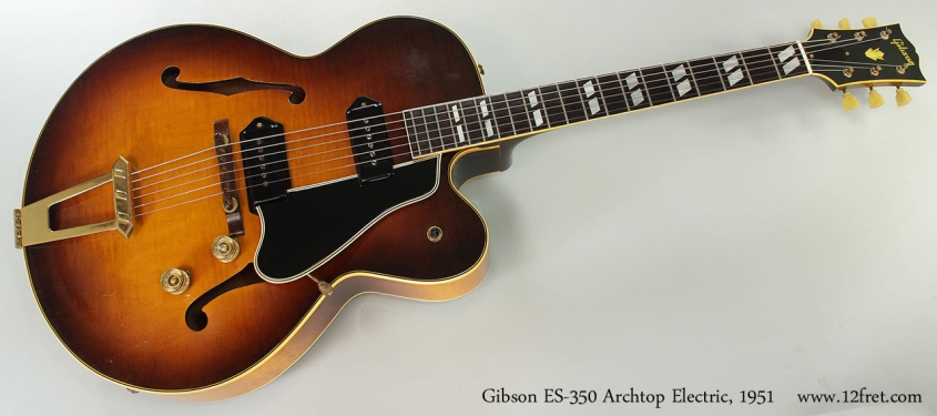 Gibson ES-350 Archtop Electric, 1951 Full Front View