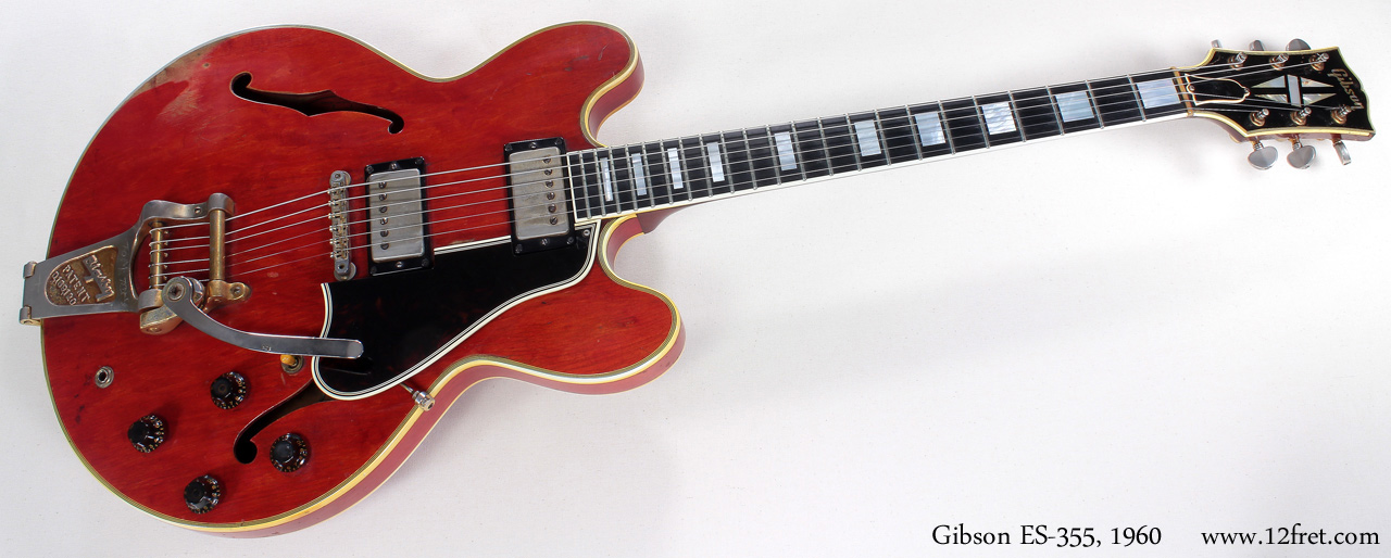 Cherry Red 1960 ES-355 | www.12fret.com