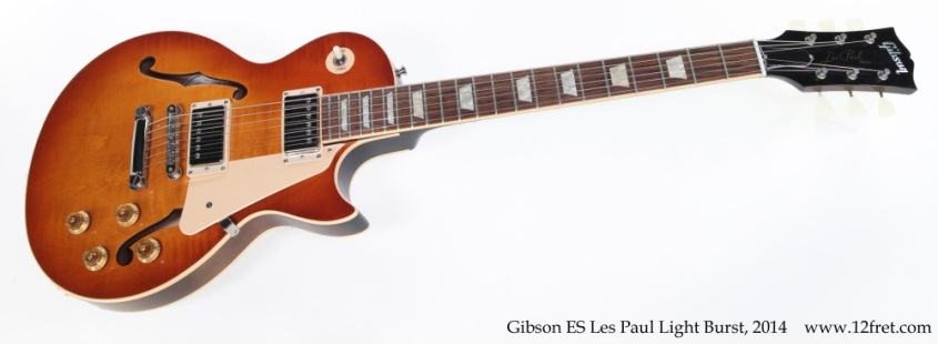 Gibson ES Les Paul Light Burst, 2014 Full Front View