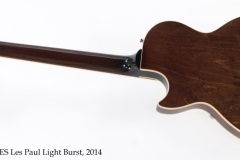 Gibson ES Les Paul Light Burst, 2014 Full Rear View