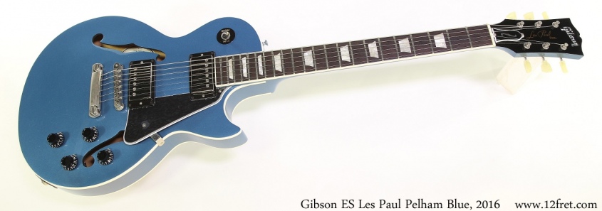 Gibson ES Les Paul Pelham Blue, 2016 Full Front View