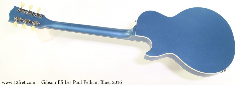 Gibson ES Les Paul Pelham Blue, 2016 Full Rear View