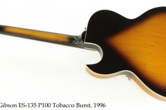 Gibson ES-135 P100 Tobacco Burst, 1996 Full Rear View