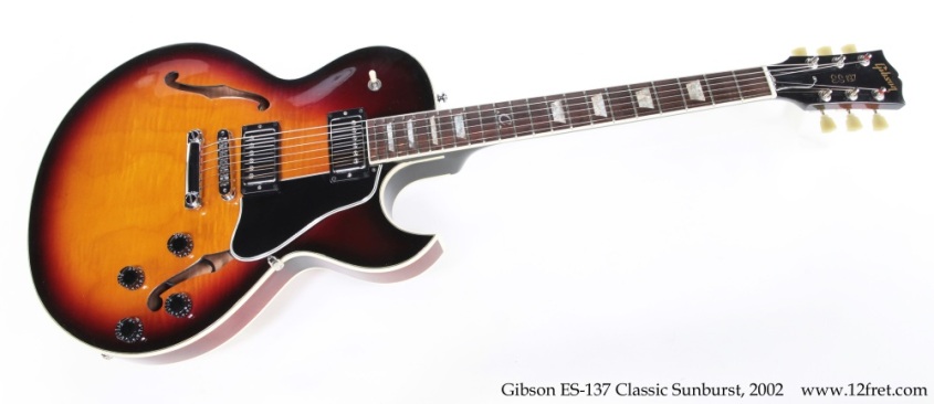 Gibson ES-137 Classic Sunburst, 2002 Full Front View