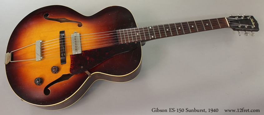 Gibson ES-150 Sunburst, 1940 Full Front View