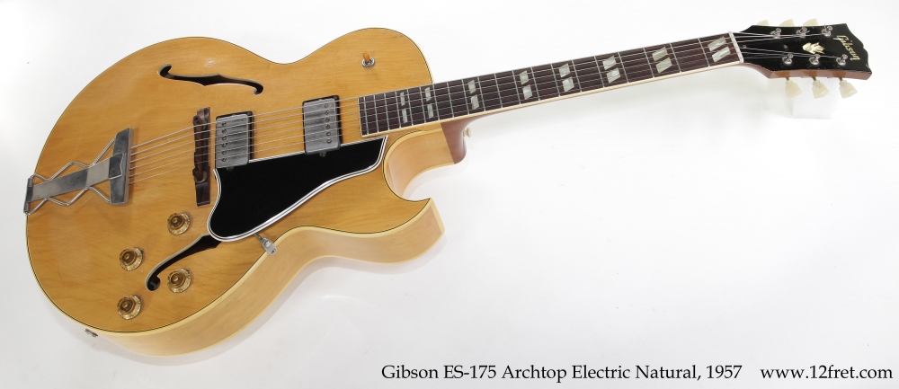 Gibson ES-175 Archtop Electric Natural, 1957 Full Front View