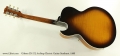 Gibson ES-175 Archtop Electric Guitar Sunburst, 1998 Full Rear View