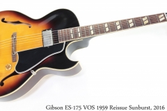 Gibson ES-175 VOS 1959 Reissue Sunburst, 2016 Full Front View