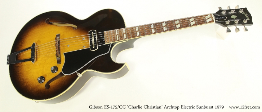 Gibson ES-175/CC 'Charlie Christian' Archtop Electric Sunburst 1979  Full Front View