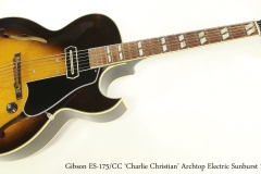 Gibson ES-175/CC 'Charlie Christian' Archtop Electric Sunburst 1979  Full Front View