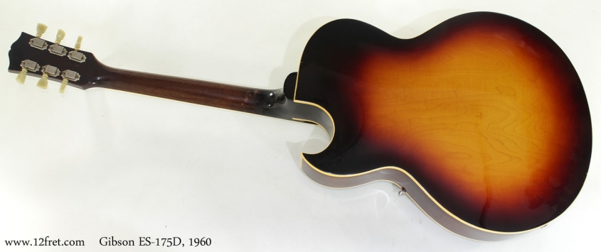 Gibson ES-175D 1960 full rear view