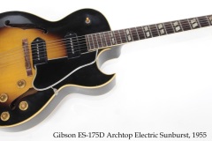 Gibson ES-175D Archtop Electric Sunburst, 1955 Full Front View