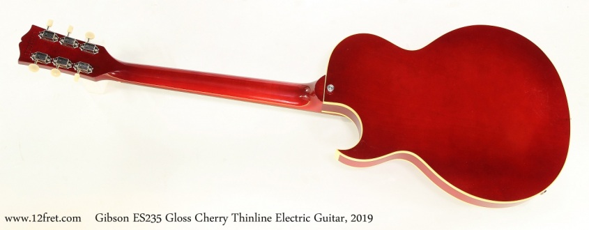 Gibson ES235 Gloss Cherry Thinline Electric Guitar, 2019  Full Rear View