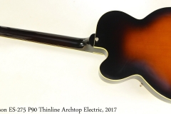 Gibson ES-275 P90 Thinline Archtop Electric, 2017 Full Rear View