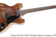 Gibson ES-325 TDW Thinline Electric Walnut, 1974 Full Front View