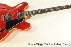 Gibson ES-330 Thinline Archtop Cherry 1969 Full Front View