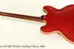 Gibson ES-330 Thinline Archtop Cherry 1969 Full Rear View