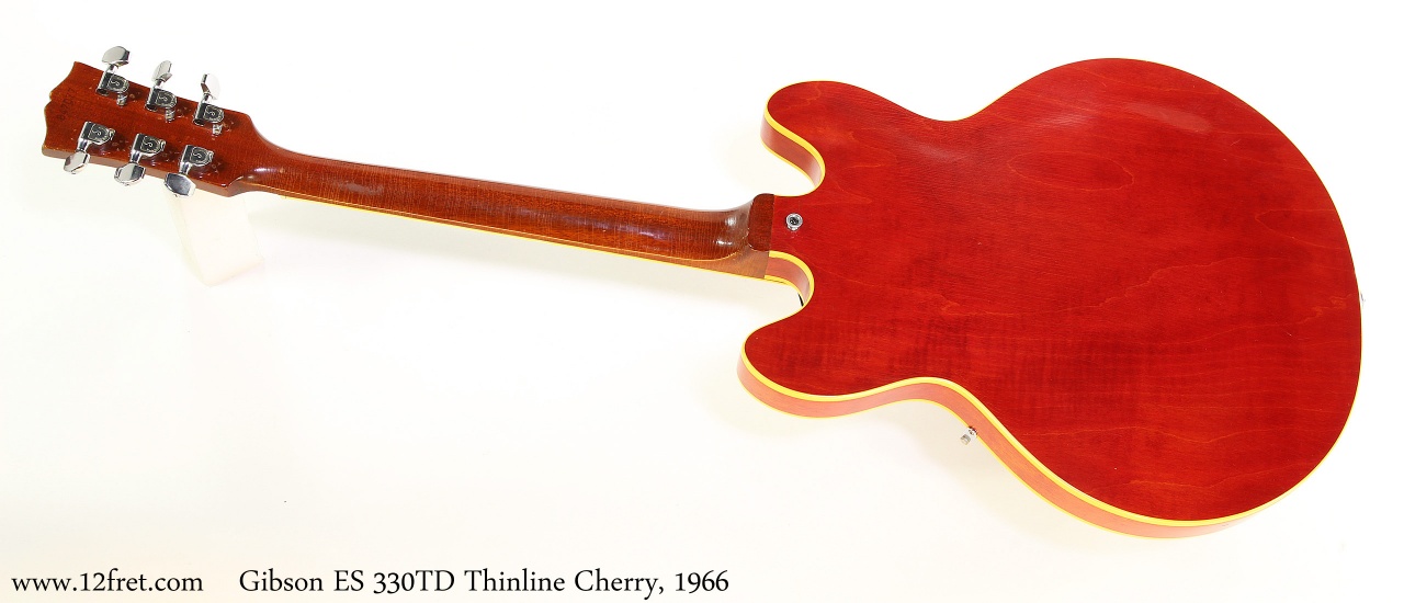 Gibson ES 330TD Thinline Cherry, 1966 Full Rear View