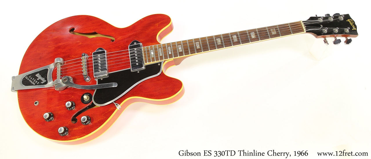 Gibson ES 330TD Thinline Cherry, 1966 Full Front View