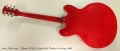 Gibson ES-335 Cherry Red Thinline Archtop, 2009 Full Rear View